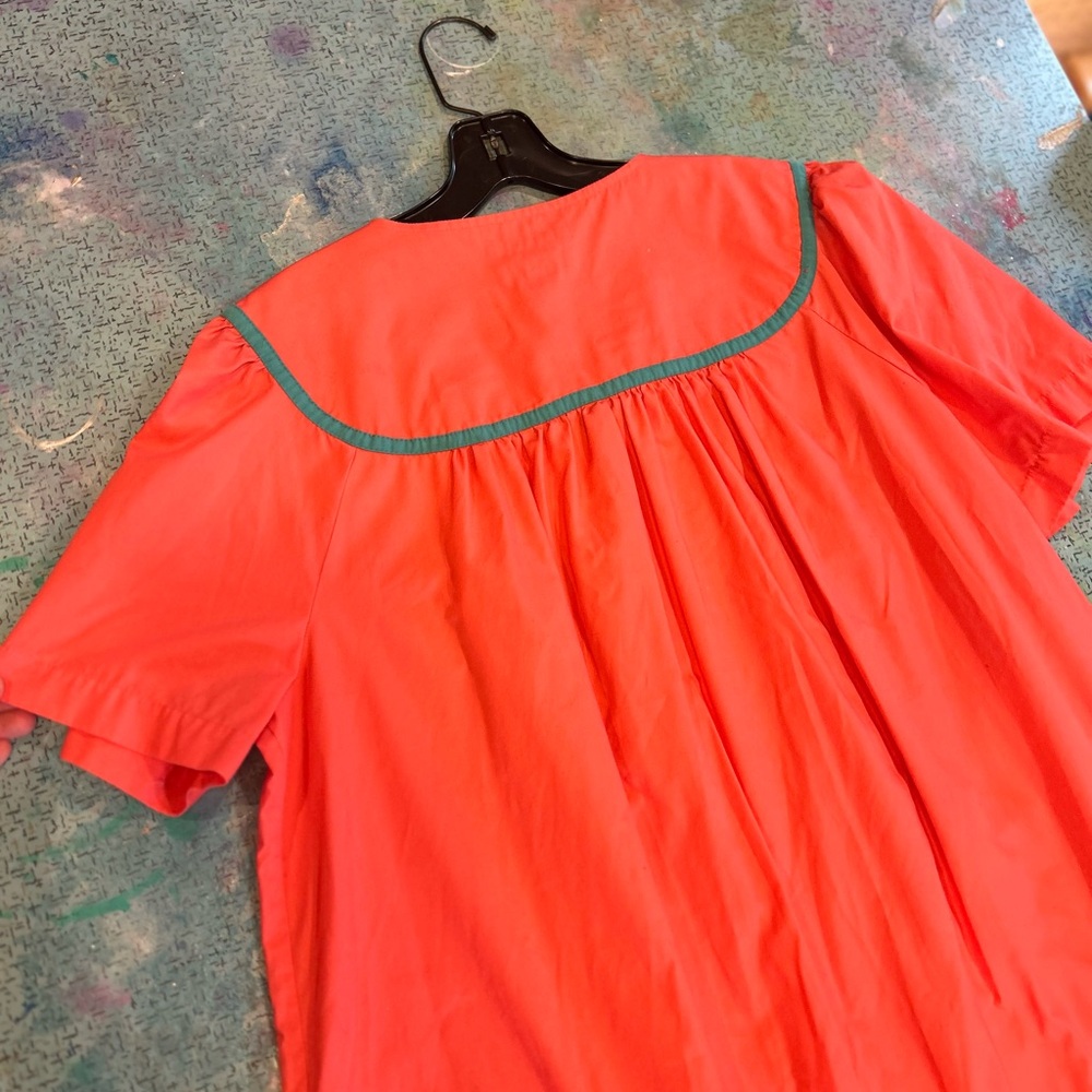 Vintage Peacock Housedress - image 5